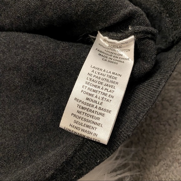 Grey faux-wrap sweater - Picture 4 of 7